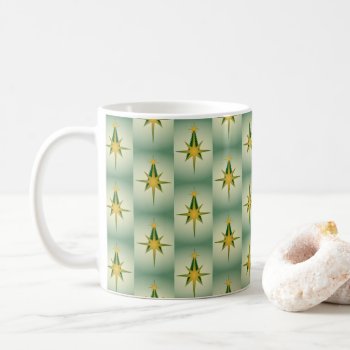 Christmas Tree Bethlehem Star (Yellow and Green) Coffee Mug