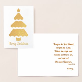 Christmas Tree Bible Verse
