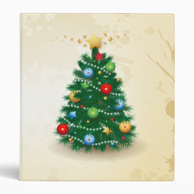 Christmas tree, binder (Front)