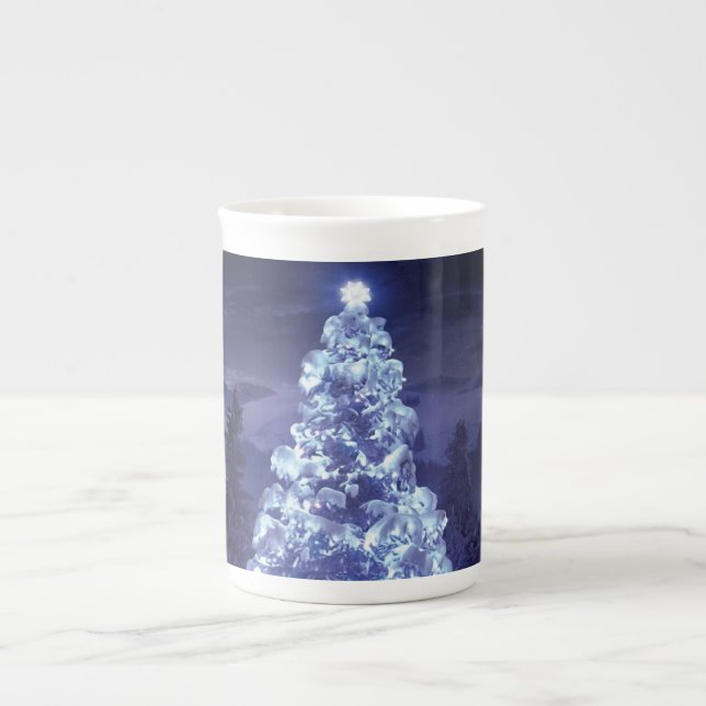 Christmas Tree  Bone China Mug (Front)
