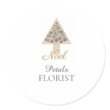 Christmas Tree Boutique Florist Branding, Noel    