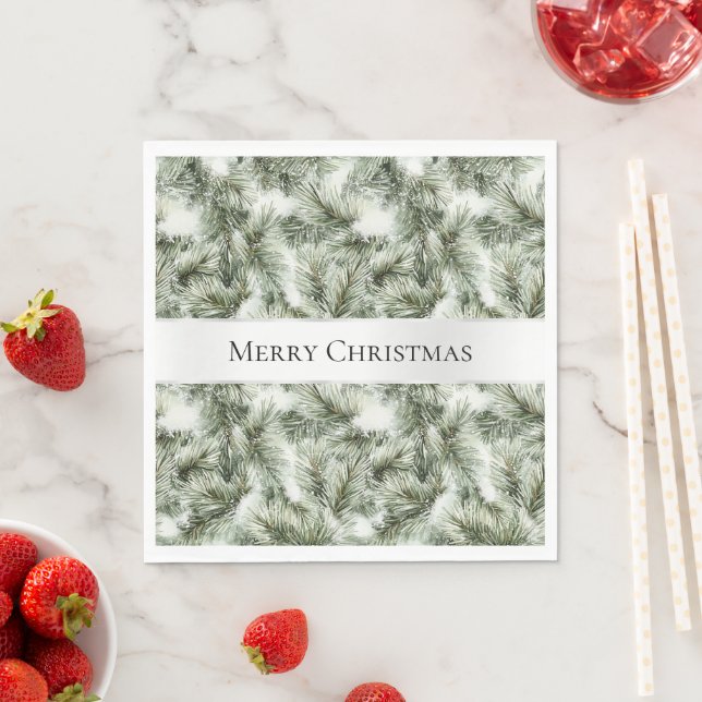 Christmas Tree Branches Napkins (Insitu)
