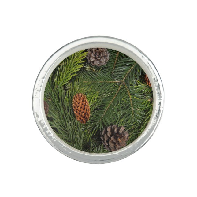 Christmas Tree Branches Ring (Front)