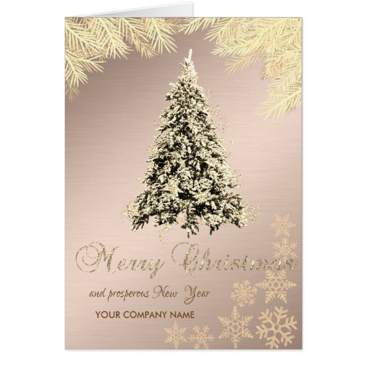Christmas Tree,Branches ,Snowflakes,Corporate (Front)