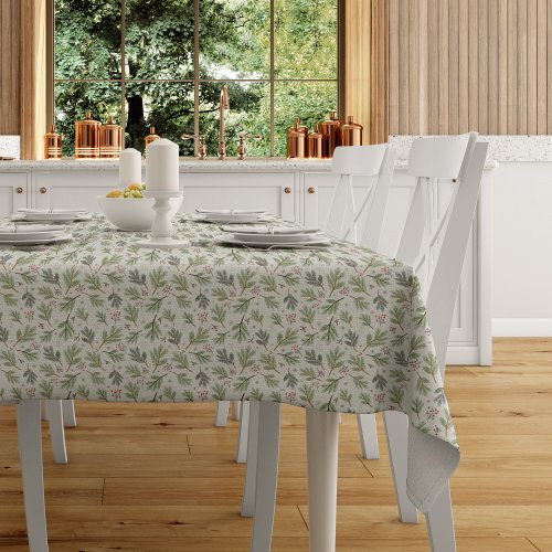 Christmas Tree Branches Tablecloth