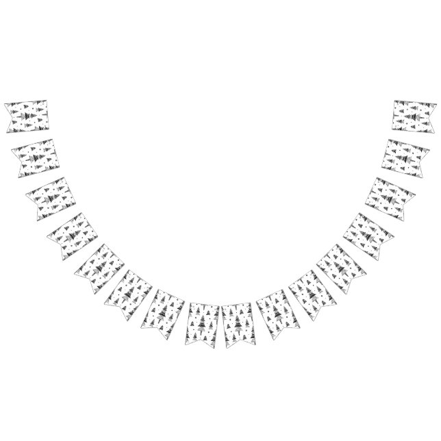 Christmas tree   bunting flags (All)