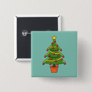 Christmas Tree Button