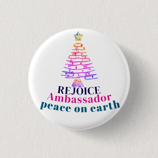 Christmas Tree Button (Front)