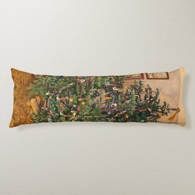 Christmas Tree C Müller Weihnachtsbaum 1914 Body Pillow (Front)