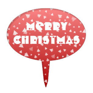 Christmas Tree Cake Topper