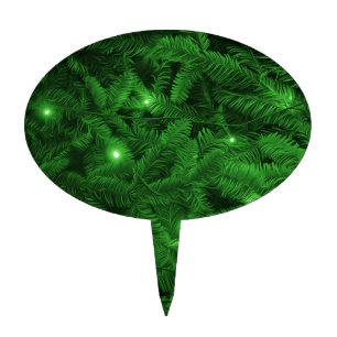 Christmas tree cake topper
