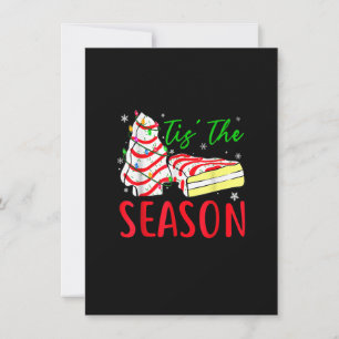 Christmas Tree Cakes Debbie-Becky-Jen Little Tis'  Invitation