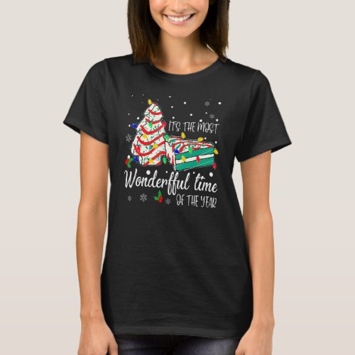 Christmas Tree Cakes its the most wonderful time  T_Shirt