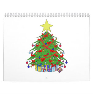 Christmas tree calendar