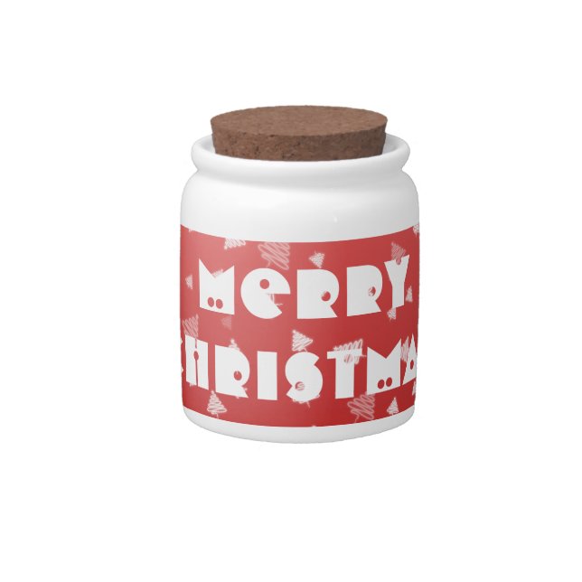 Christmas Tree Candy Jar (Front)