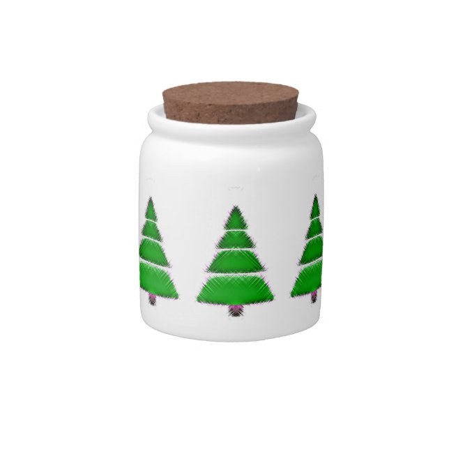 Christmas Tree Candy Jar (Front)