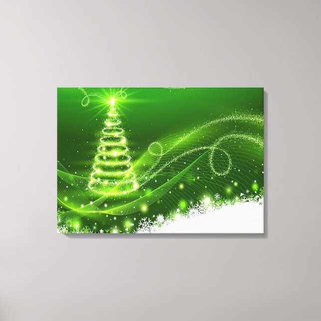 Christmas Tree Canvas Print (Front)