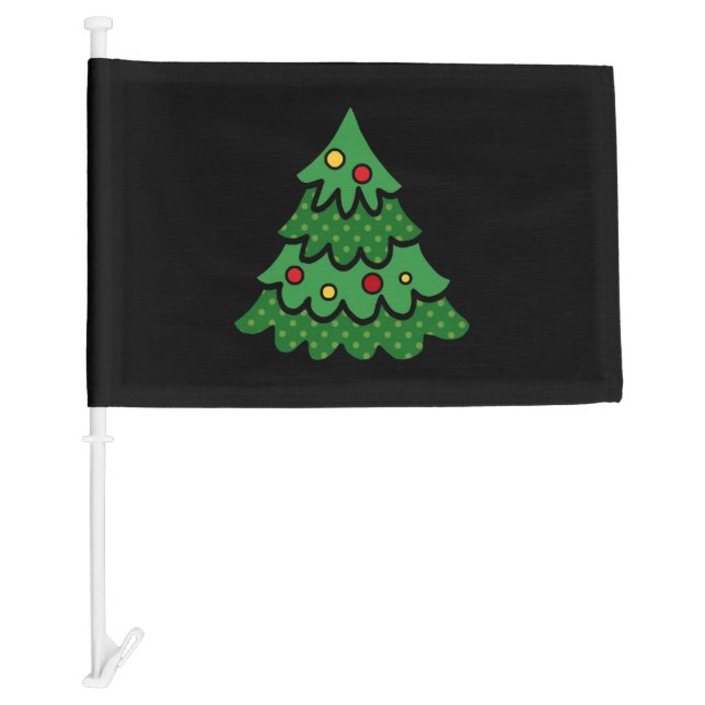 Christmas Tree              Car Flag (Front)