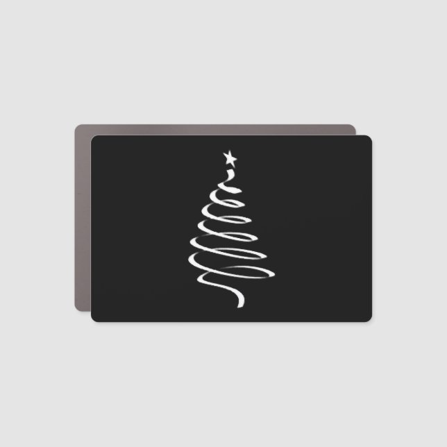 christmas tree                  car magnet (Front)