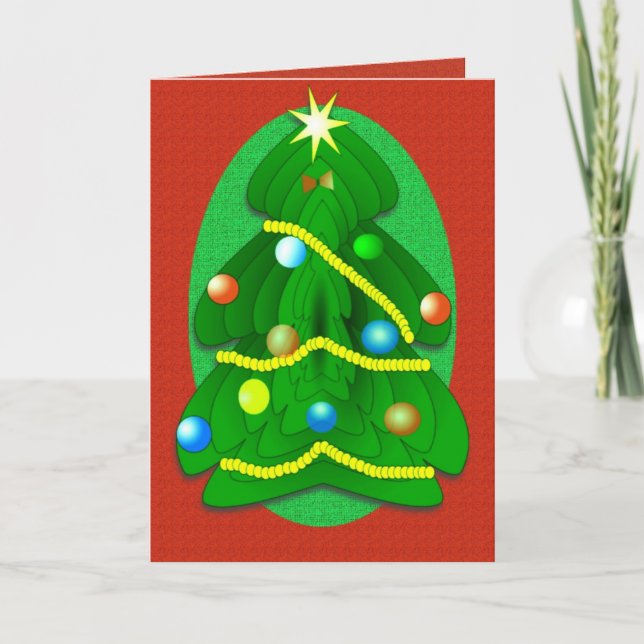Christmas Tree Card (Front)