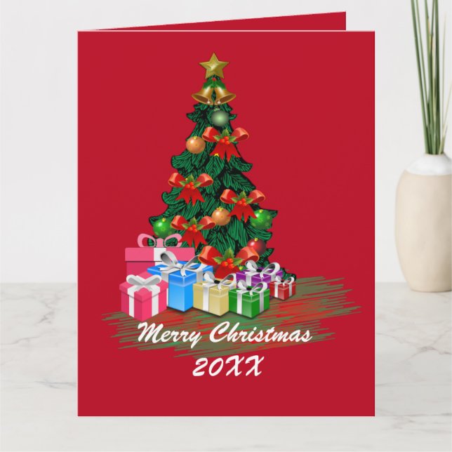 Christmas Tree Card (Front)