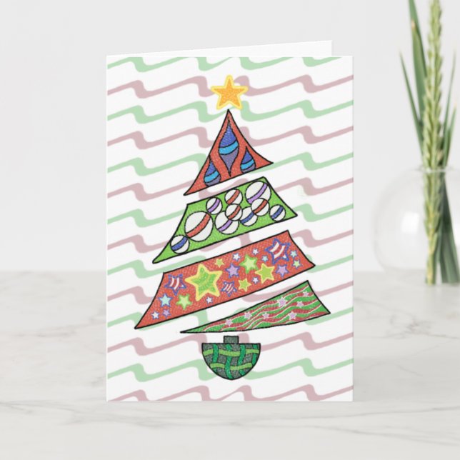 Christmas tree card (Front)