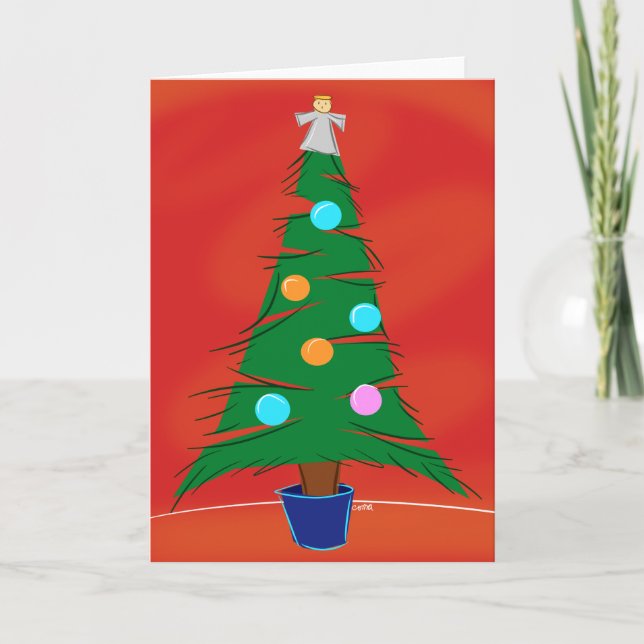 Christmas Tree Card (Front)