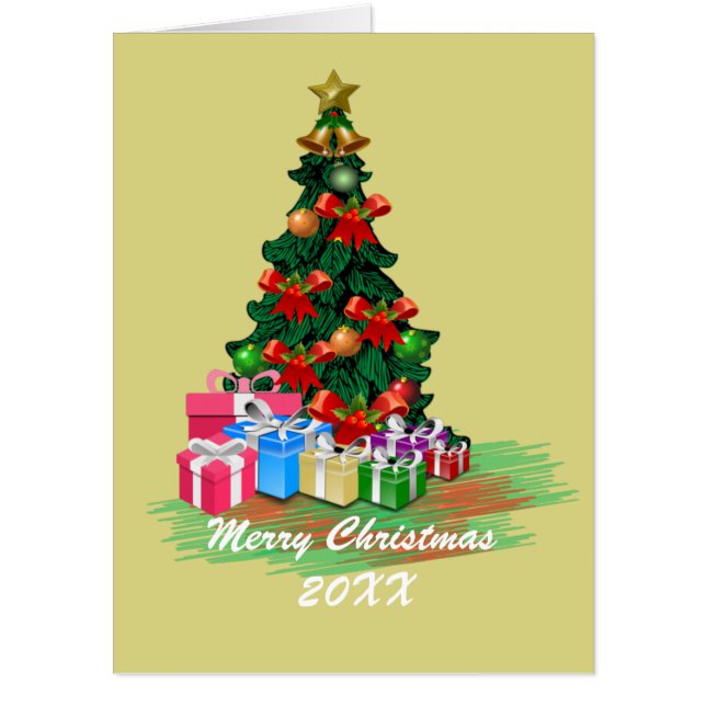 Christmas Tree Card (Front)