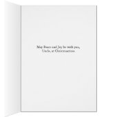 Christmas Tree card for Uncle Peace and Joy (Inside (Right))