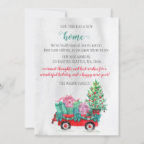 Christmas Tree Cart We've Moved Holiday Cards