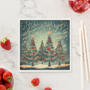 Christmas Tree Celebration Napkins