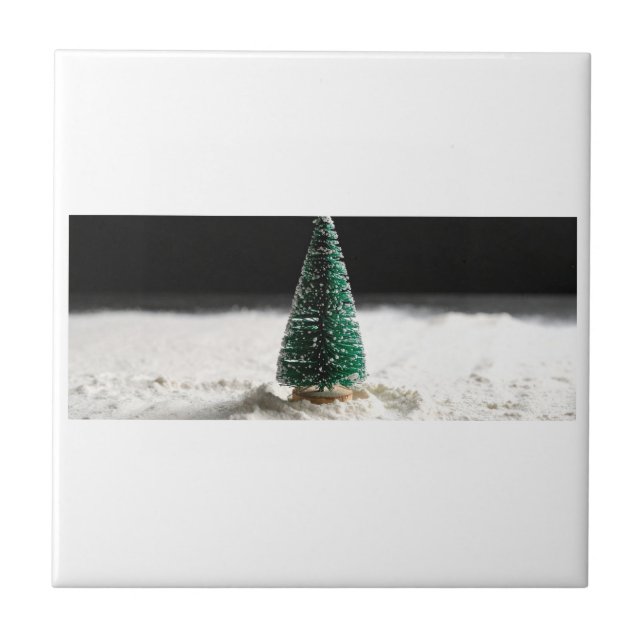 christmas tree ceramic tile (Front)