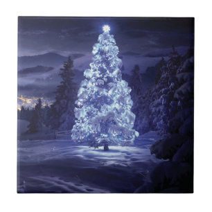 Christmas Tree  Ceramic Tile