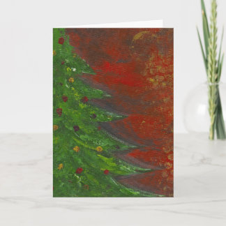 Christmas tree Christmas card