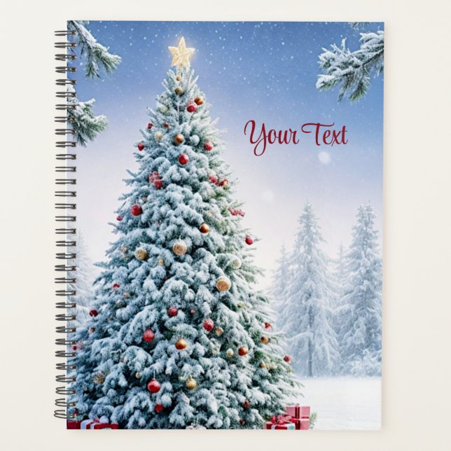 Christmas Tree Christmas Holiday Planner (Front)