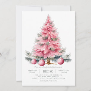 Christmas Tree Classic Holiday Dinner Invitation