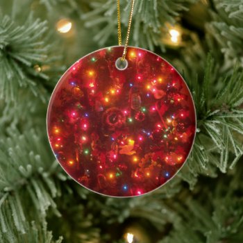 Christmas Tree (close-up) Ceramic Ornament
