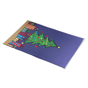 Christmas tree cloth placemat