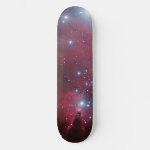 Christmas Tree Cluster and Cone Nebula, NGC 2264 Skateboard Deck