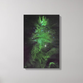 Christmas Tree Cluster in Space | Canvas Print