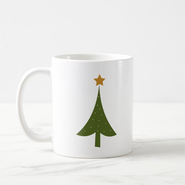 Christmas Tree Coffee Mug (Left)