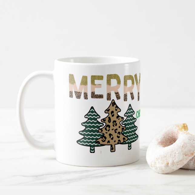  Christmas  Tree Coffee Mug (With Donut)