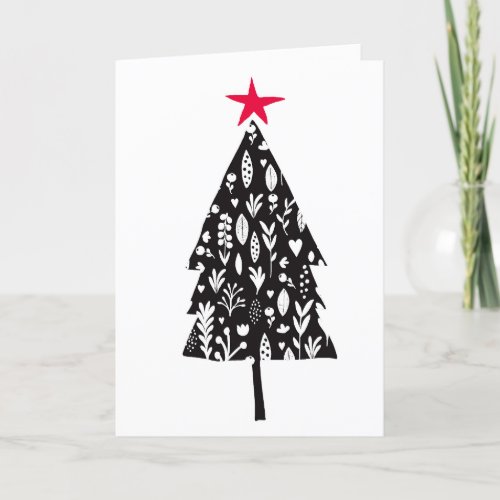 CHRISTMAS TREE COLLAGE GREETING CARDS