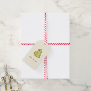 Christmas Tree Cookie Gift Tag – Merry Christmas