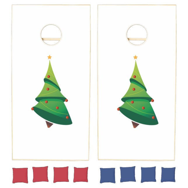 Christmas Tree Cornhole Set (Set)