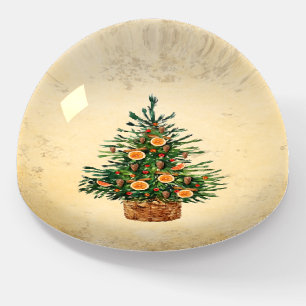 Christmas Tree Country Traditional Holiday Paperweight