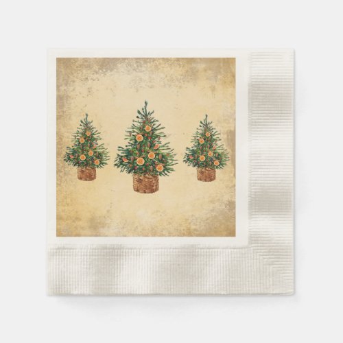 Christmas Tree Country Traditional Simple Napkins