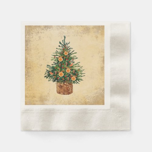 Christmas Tree Country Traditional Simple Napkins