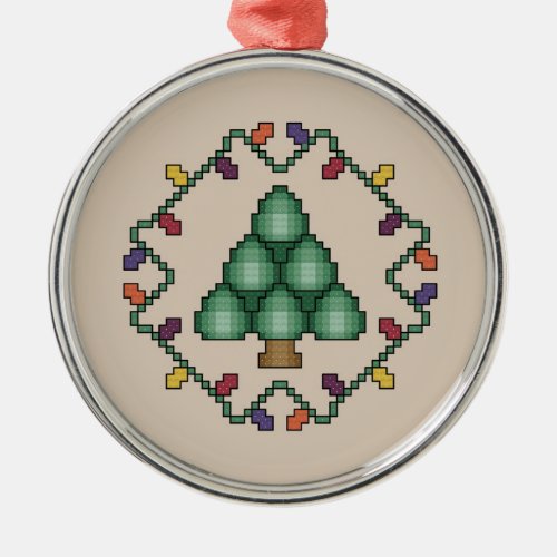 Christmas Tree Cross Stitch Ornament