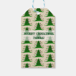 Christmas Tree  Custom Gift Tags